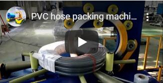 horizontal hose wrapping machine